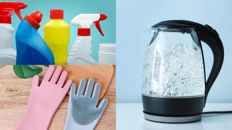 Cách vệ sinh khử mùi chậu rửa chén