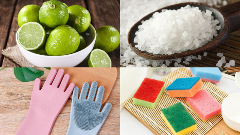 Cách vệ sinh khử mùi chậu rửa chén