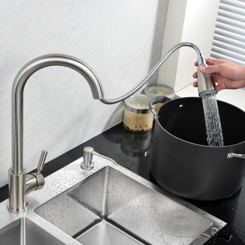 Ưu nhược điểm của vòi rửa bát cần rút