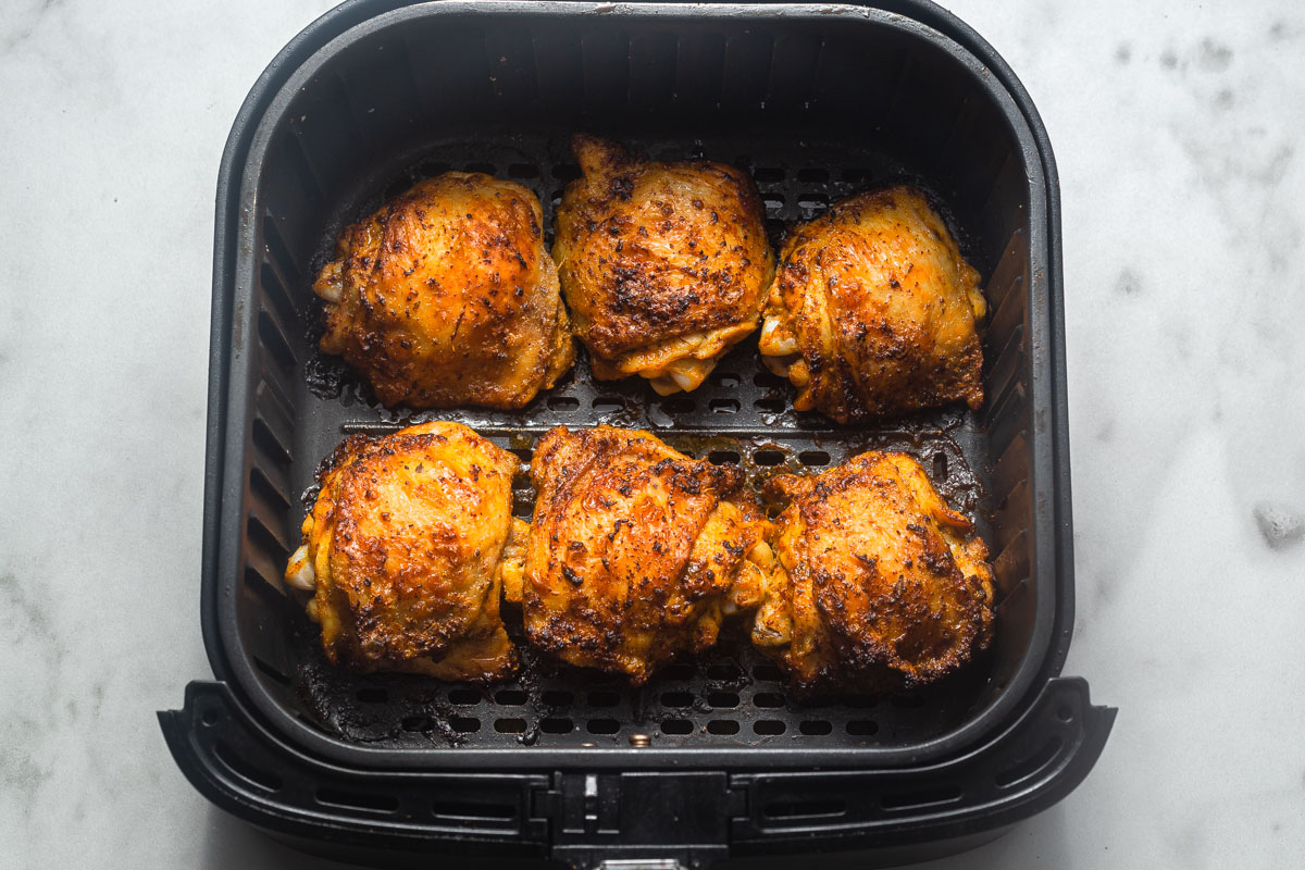 cách làm gà roti bằng nồi chiên không dầu