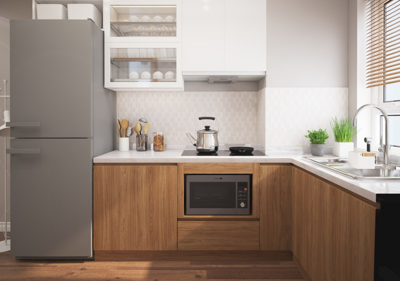 Có nên đặt lò vi sóng trên tủ lạnh hay không