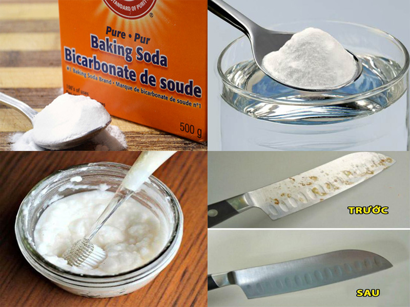 Mẹo khử rỉ sét dao