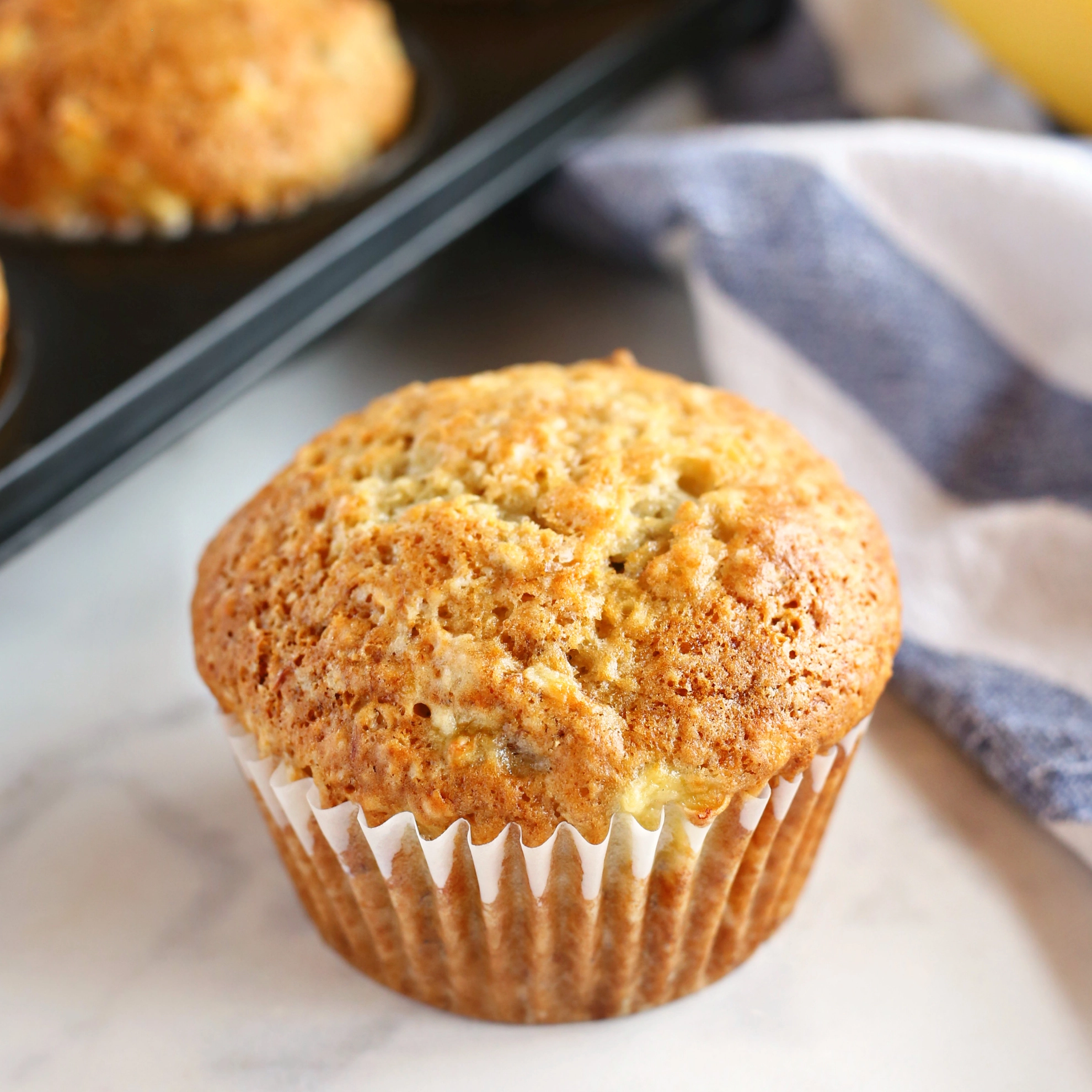 cách làm bánh muffin chuối với nồi chiên không dầu