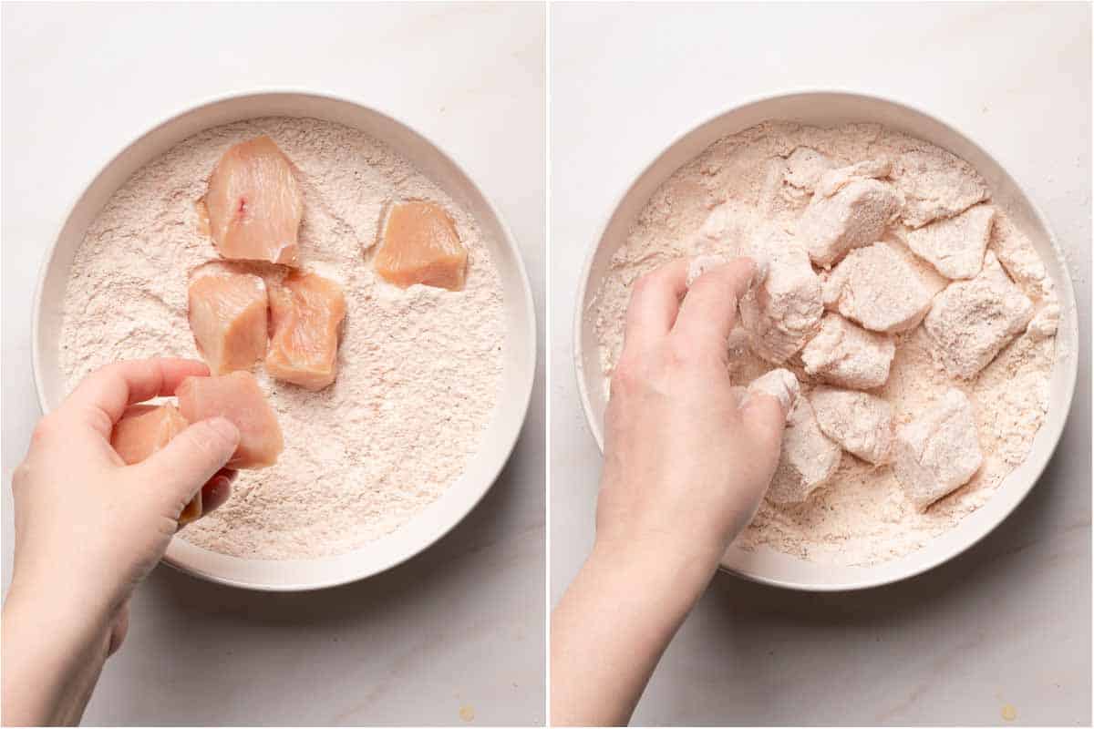 Công thức làm gà popcorn thơm giòn với nồi chiên không dầu