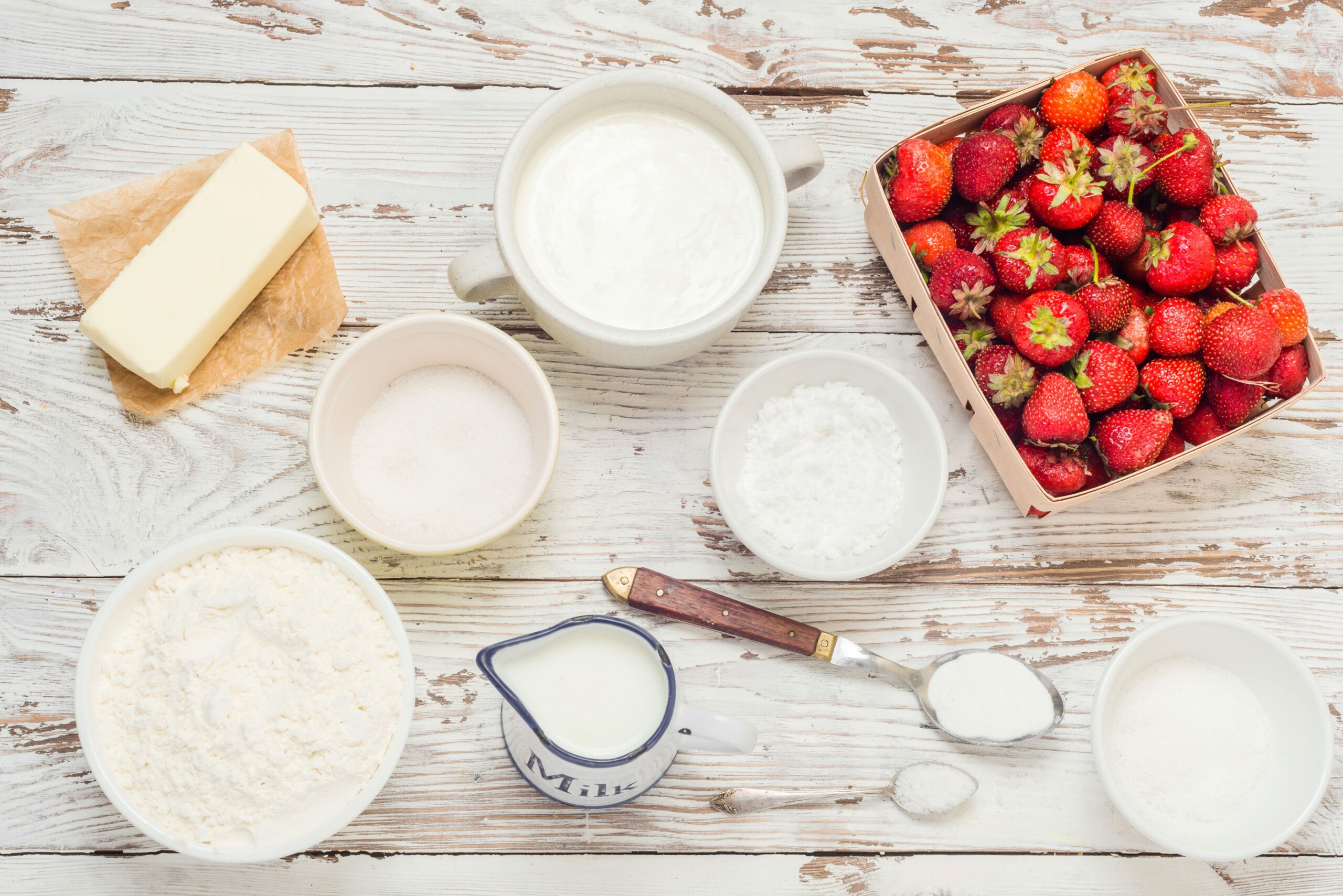 công thức làm bánh shortcake dâu