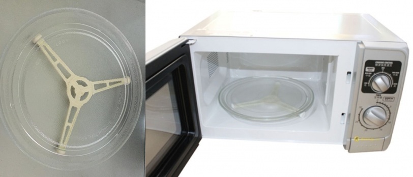 Cách khắc phục đĩa lò vi sóng bị vỡ