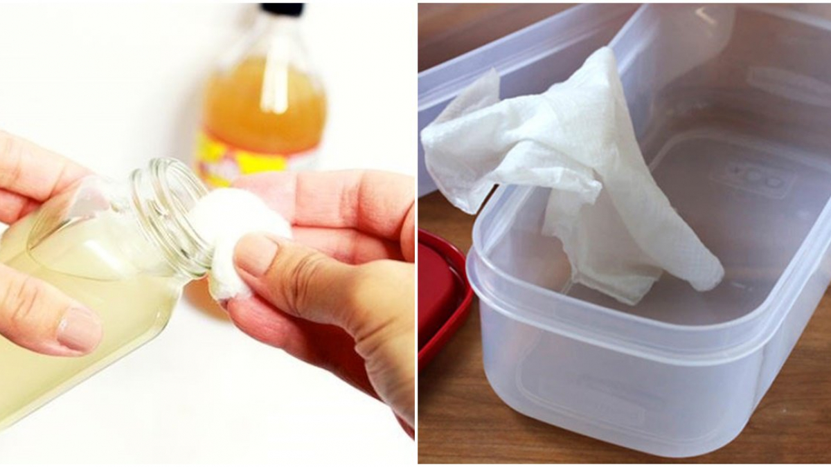 Cách làm sạch hộp nhựa