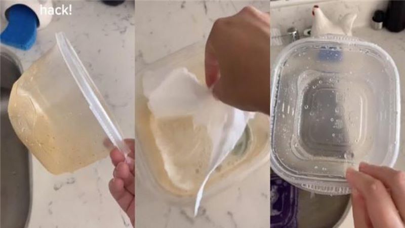 Cách làm sạch hộp nhựa