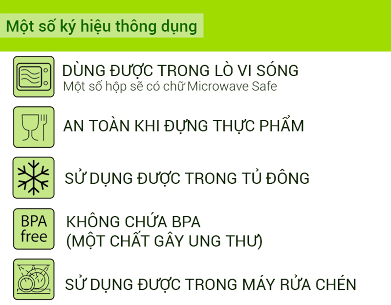 Cách sử dụng hộp nhựa an toàn