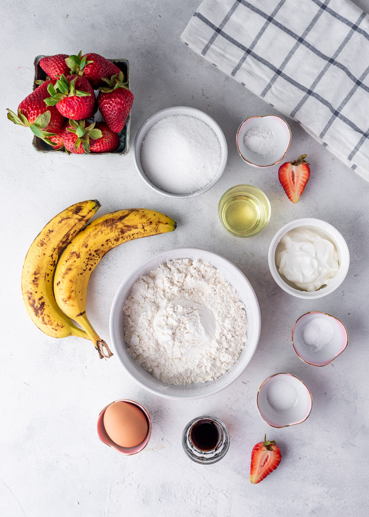 công thức bánh mì chuối dâu