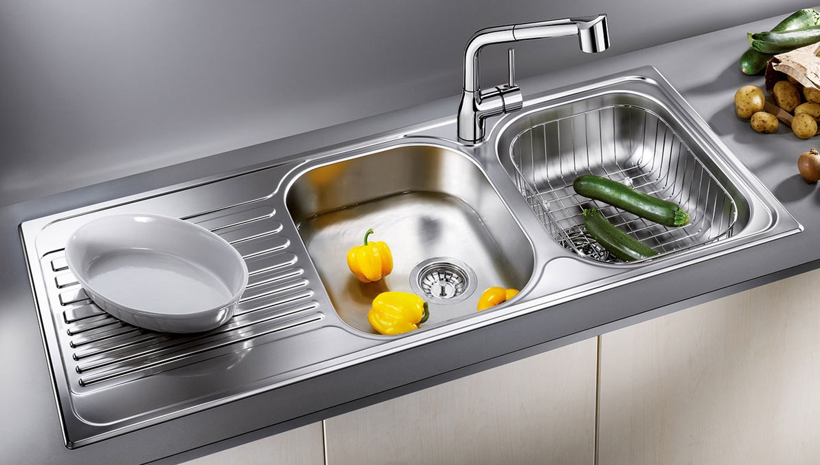 Nên mua chậu rửa bát 1 hố hay 2 hố