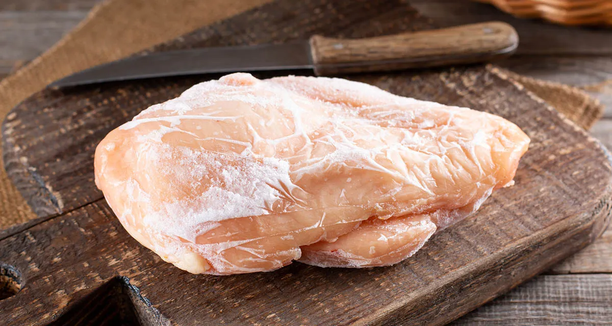 Cách rã đông thịt gà