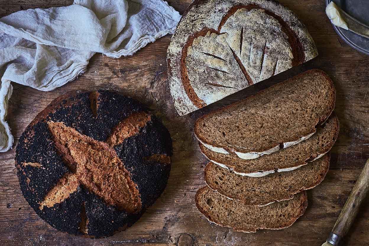 cách làm bánh mì đen bằng lò nướng