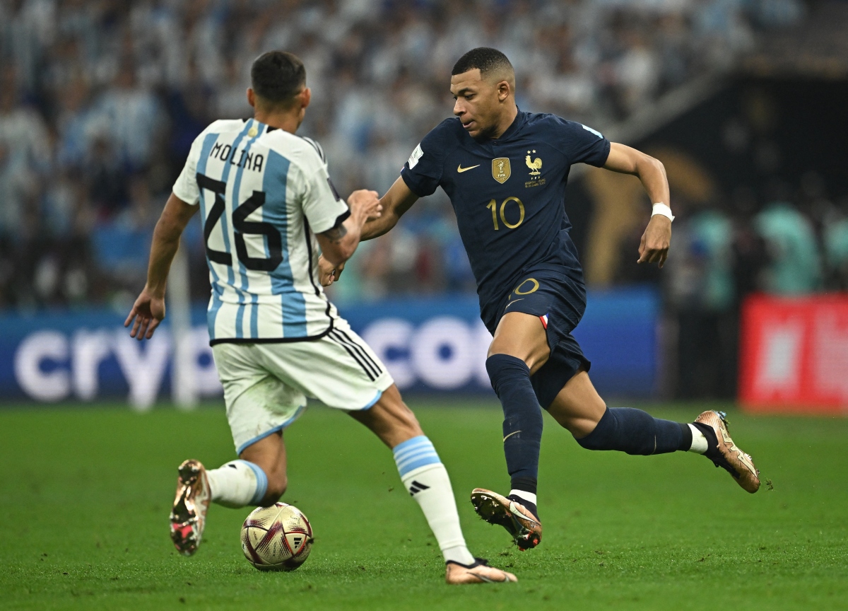 kết quả trận đấu Argentina với Pháp
