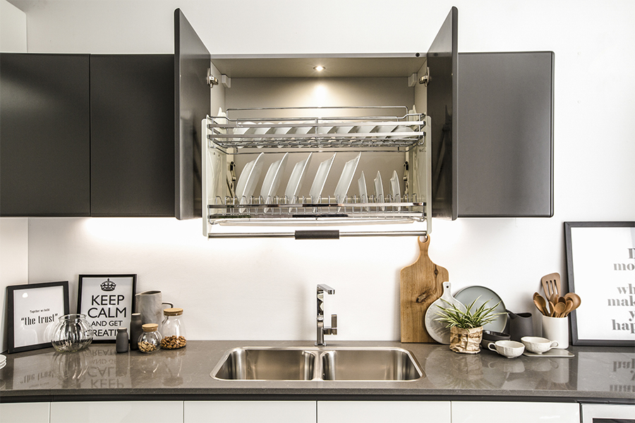 3 cách sắp xếp nhà bếp khoa học hợp lý