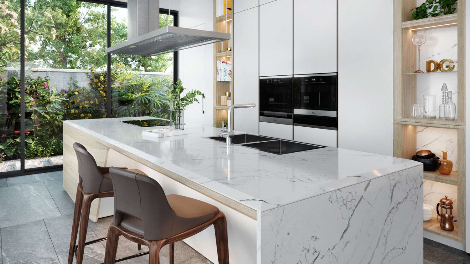 3 cách sắp xếp nhà bếp khoa học hợp lý