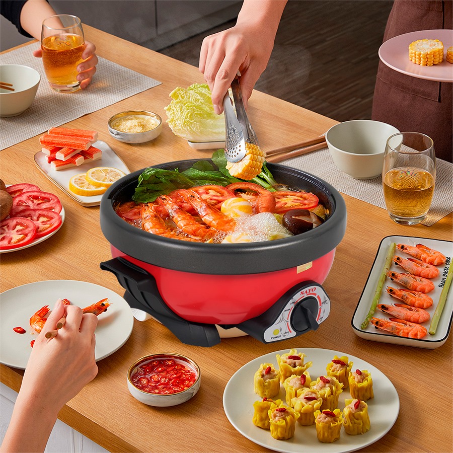 Nên dùng nồi lẩu điện hay bếp từ để nấu lẩu