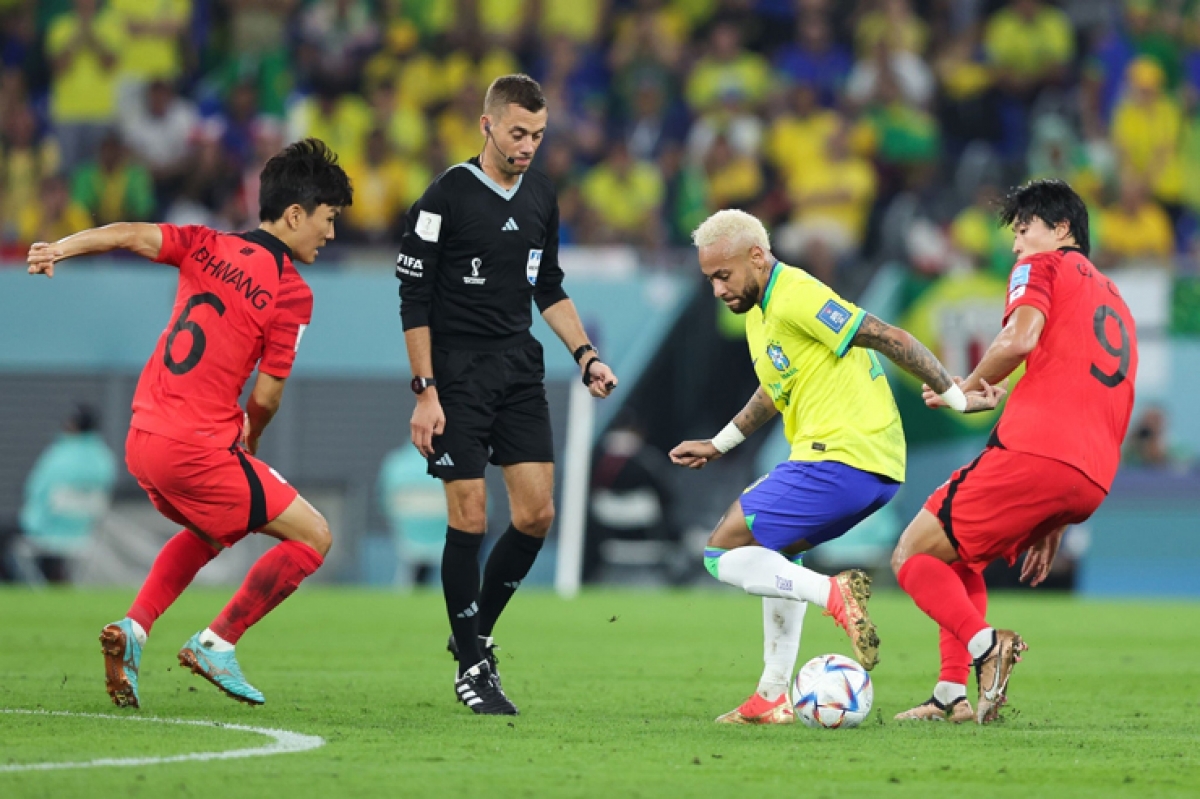 kết quả trận đấu Brazil gặp đội tuyển Hàn Quốc