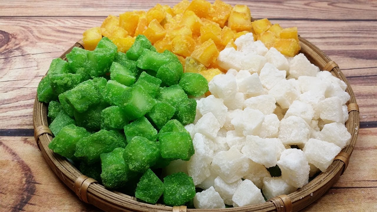 mẹo bảo quản mứt dừa để được lâu