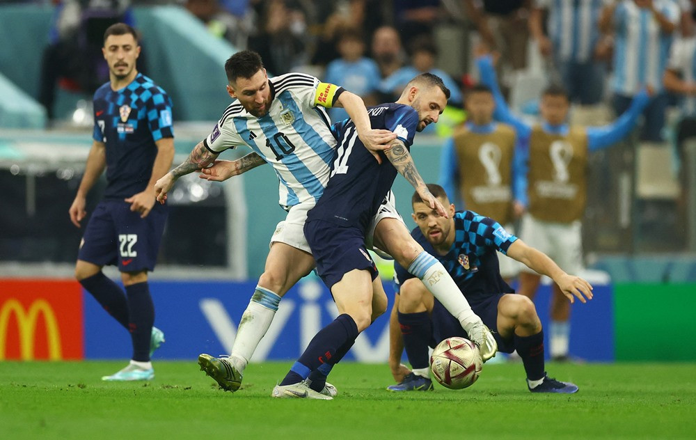kết quả trận đấu Argentina và Croatia