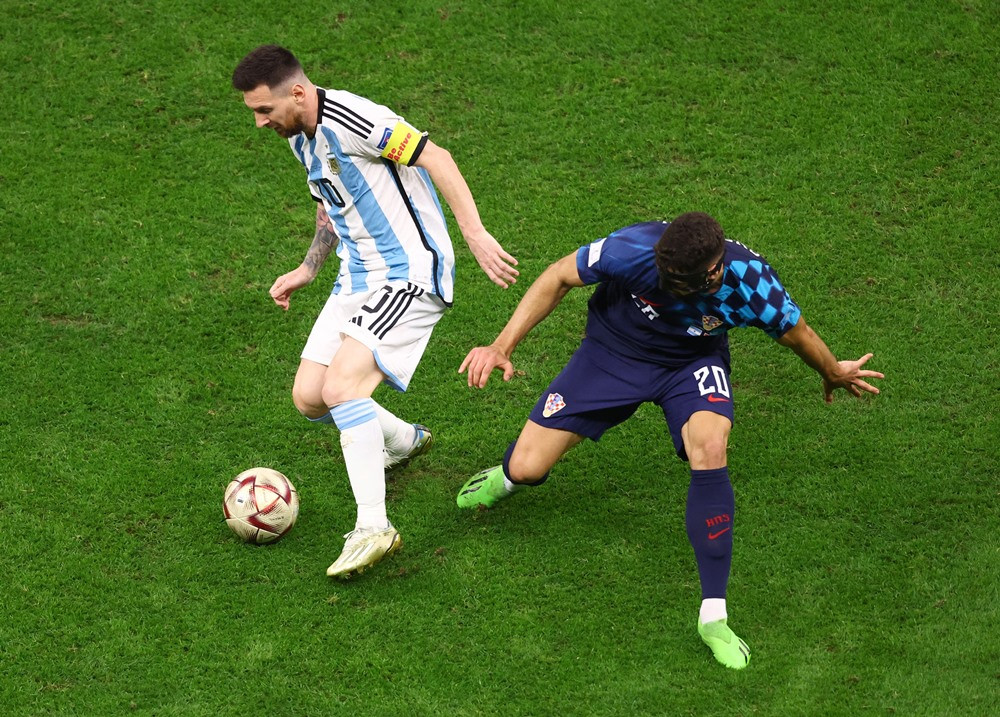 kết quả trận đấu Argentina và Croatia