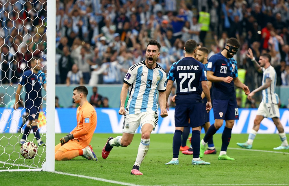 kết quả trận đấu Argentina và Croatia
