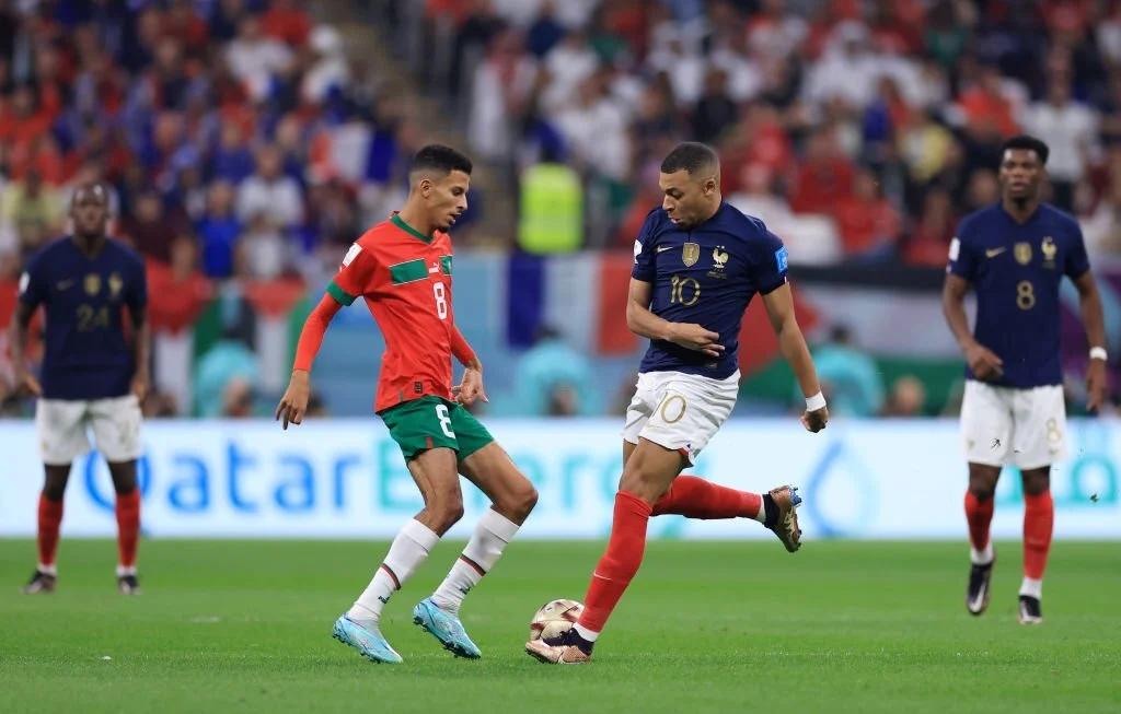 kết quả trận đấu Pháp và Maroc
