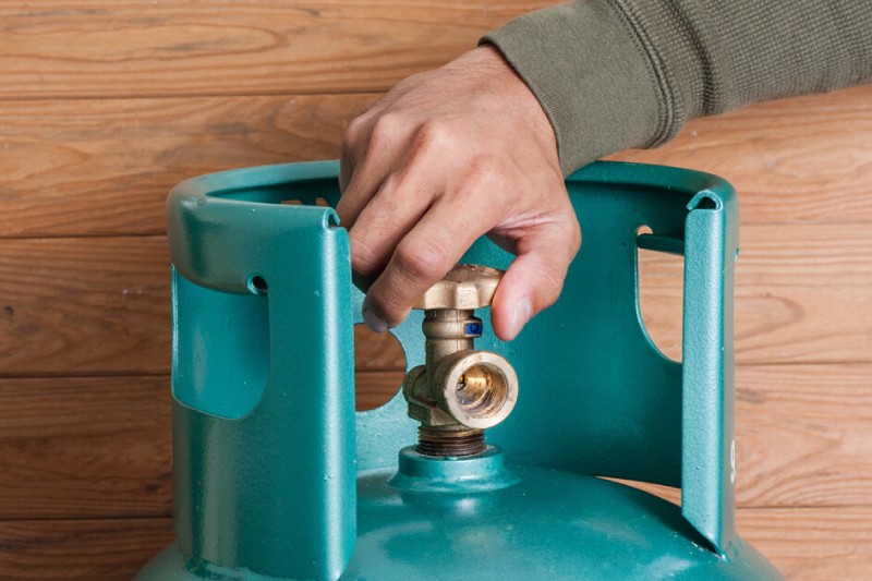 Cách xử lý khi cháy bình gas