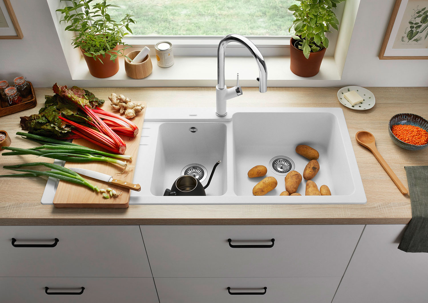 Ưu điểm và nhược điểm của chậu rửa bát đá