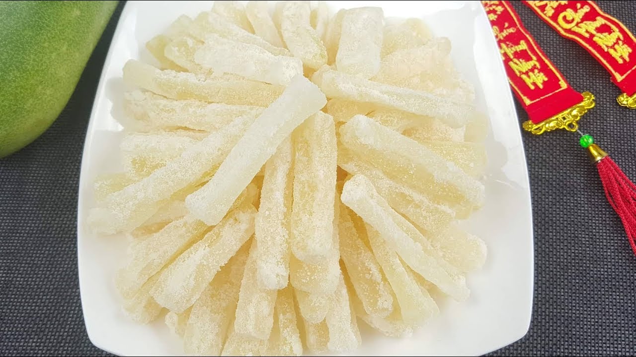 cách làm mứt bí đao giòn ngọt