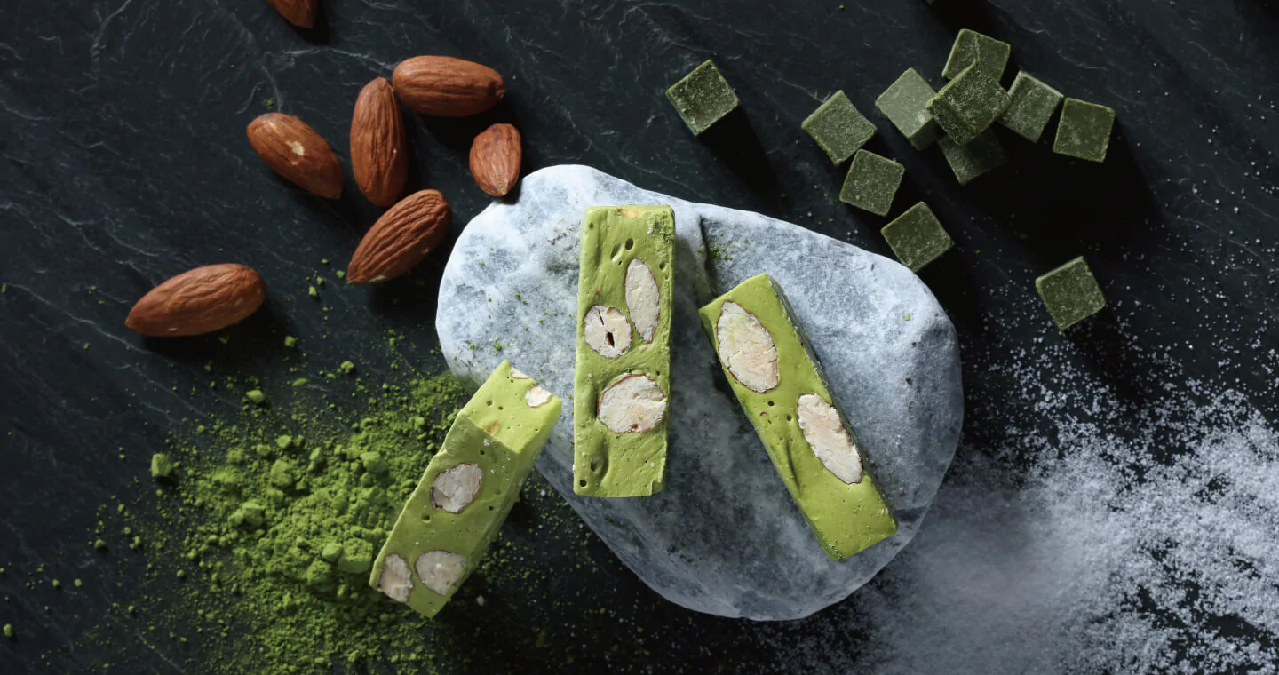 cách làm kẹo nougat trà xanh