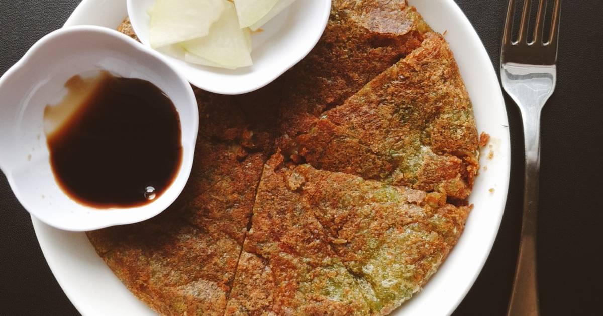 cách chiên bánh chưng không dùng dầu ăn, chỉ dùng nước