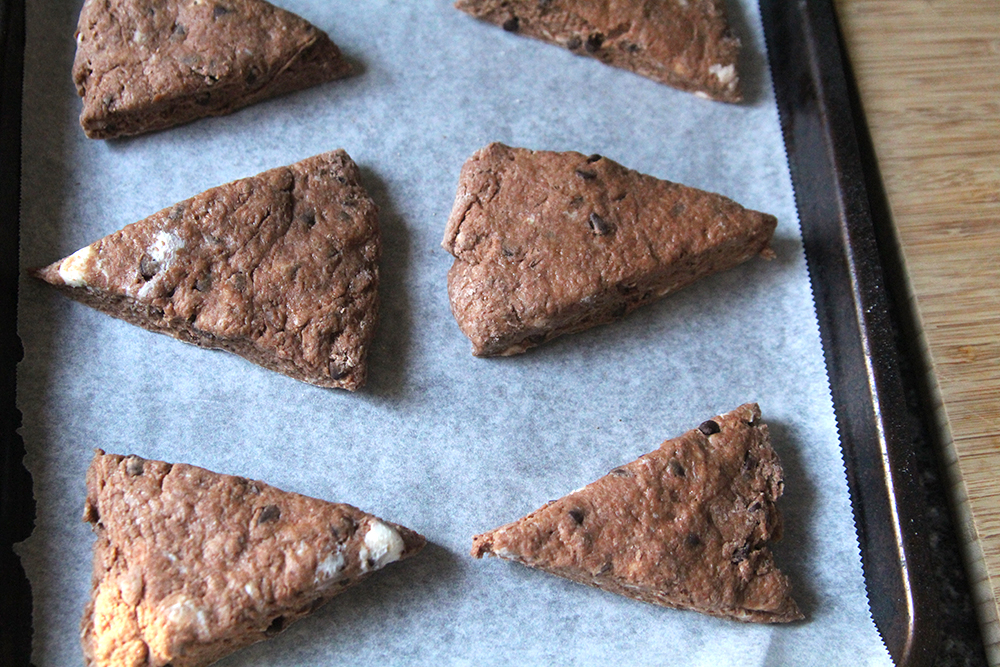 cách làm bánh scone socola