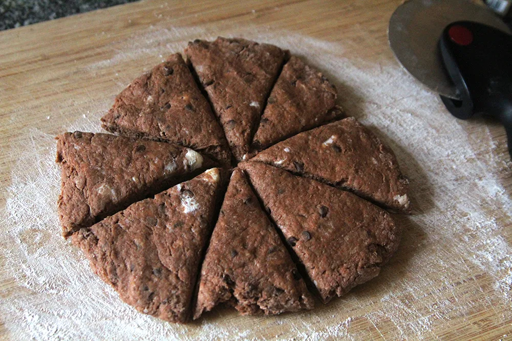 cách làm bánh scone socola