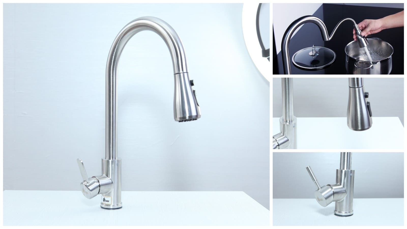 Tính năng của vòi rửa bát dây rút