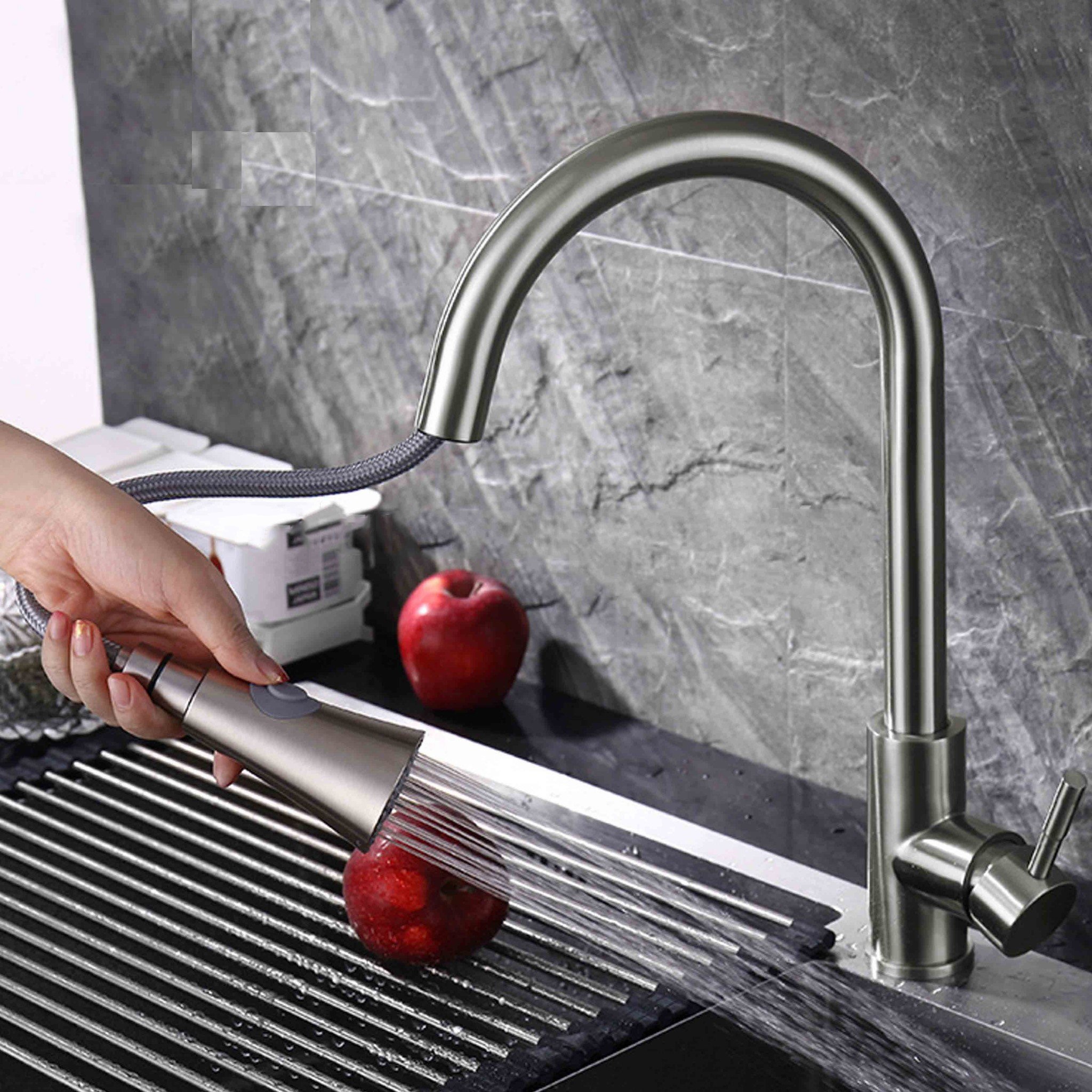 Tính năng của vòi rửa bát dây rút