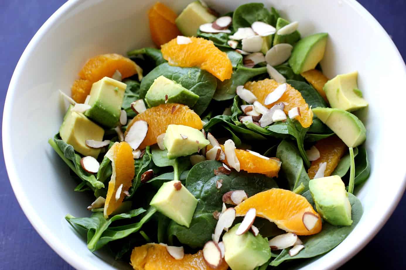 Công thức làm salad rau bina trái cây