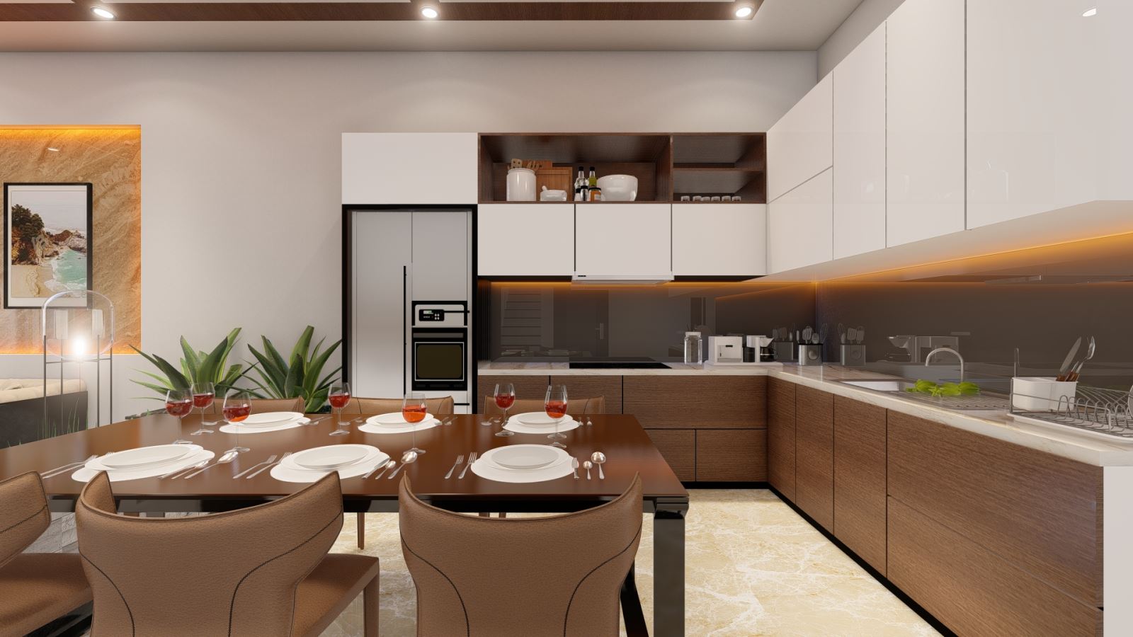 Cách đặt bếp và chậu rửa hợp phong thủy