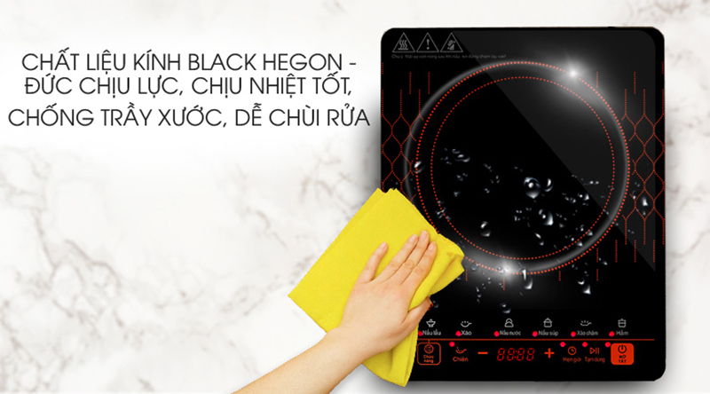 Phân biệt các loại chất liệu mặt bếp của bếp điện