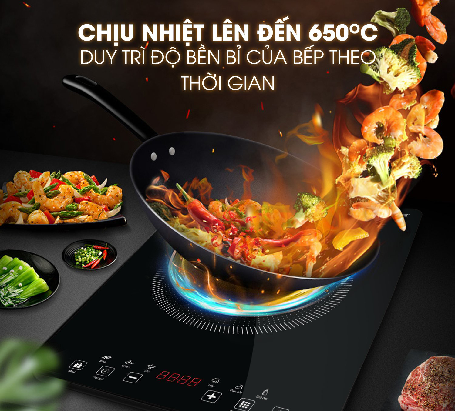 Phân biệt các loại chất liệu mặt bếp của bếp điện