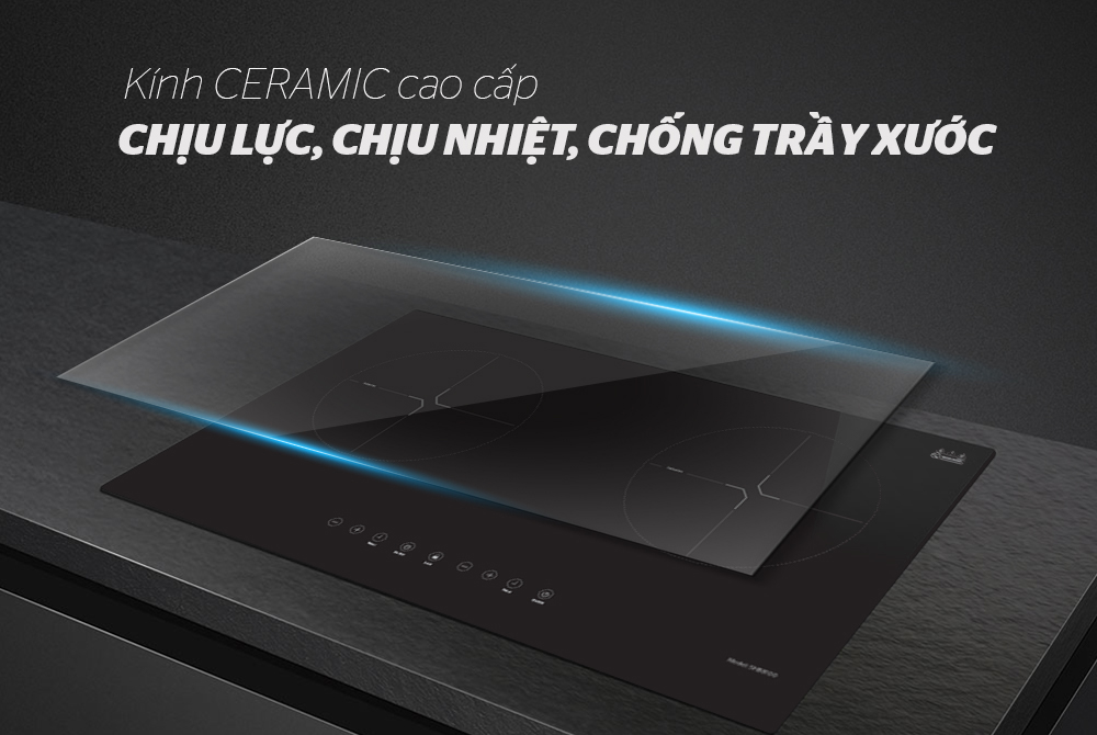 Phân biệt các loại chất liệu mặt bếp của bếp điện