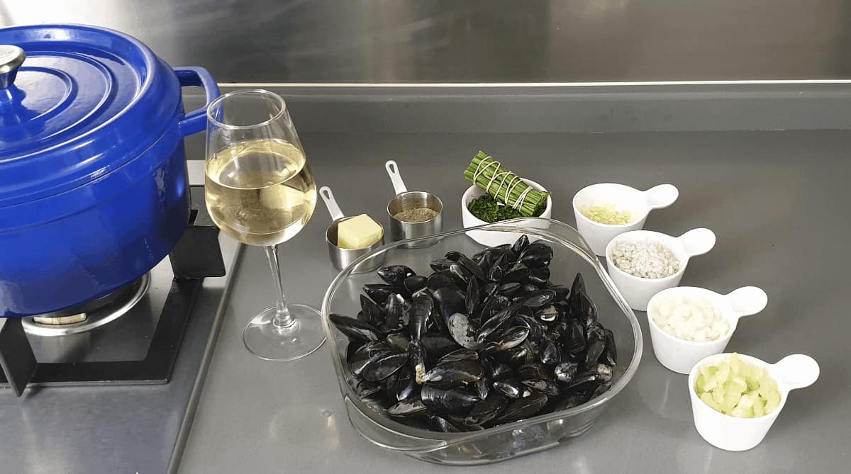 công thức làm món Moules frites
