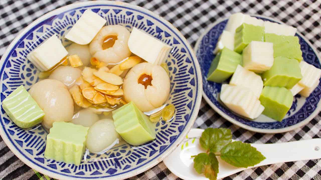 công thức làm chè khúc bạch chay