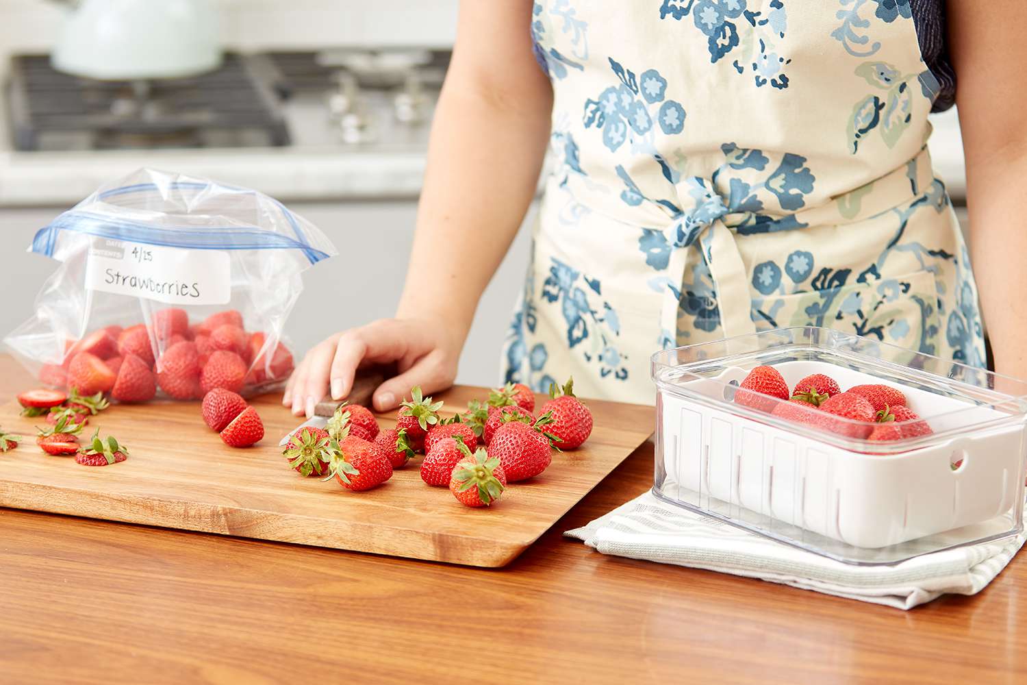 mẹo bảo quản dâu tây