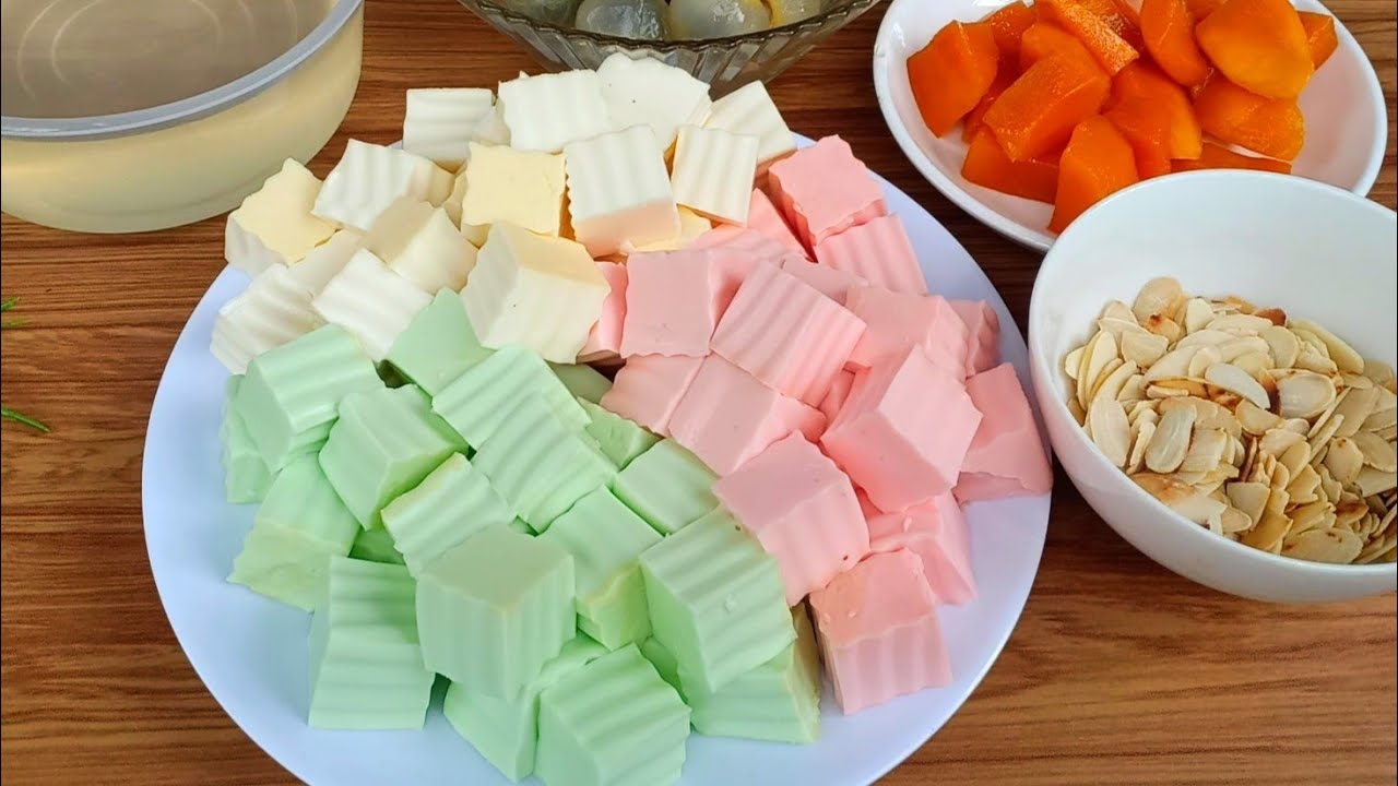 công thức làm chè khúc bạch chay