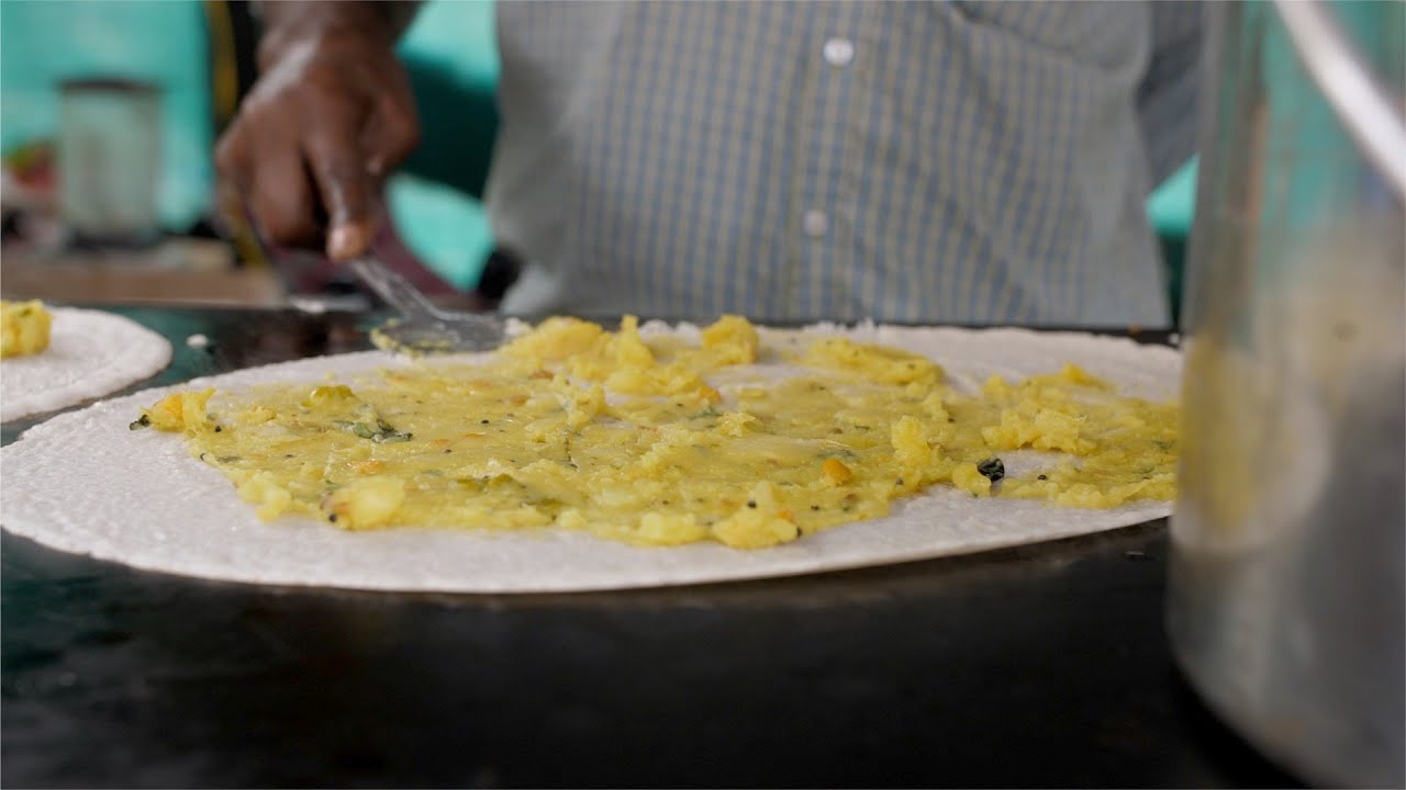 công thức làm bánh Masala Dosa