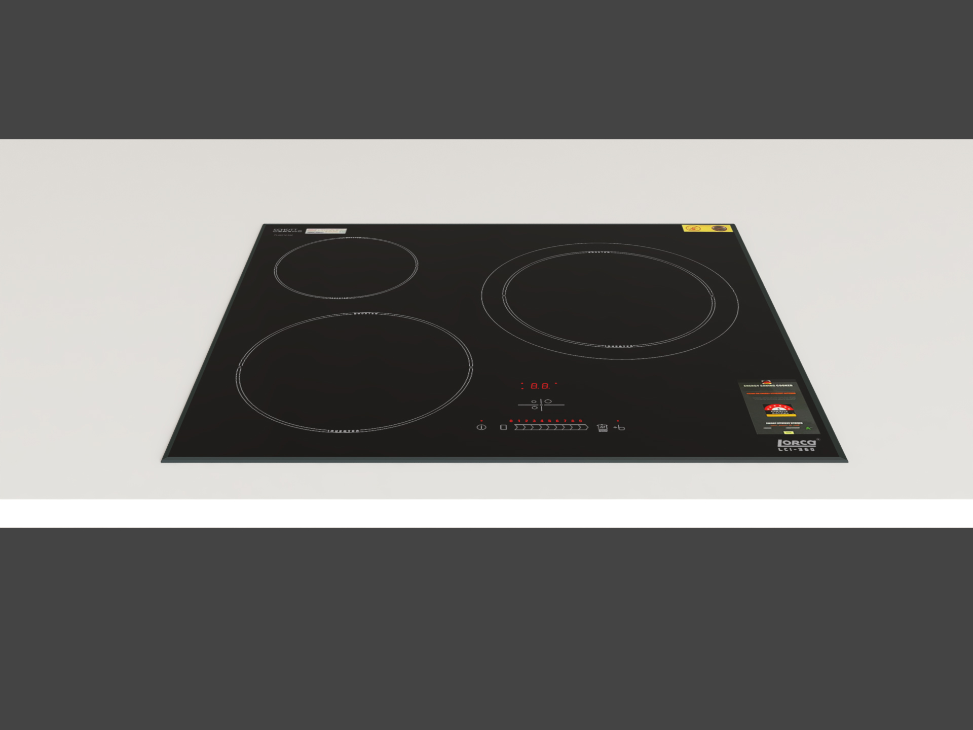 kích thước bếp từ đôi 