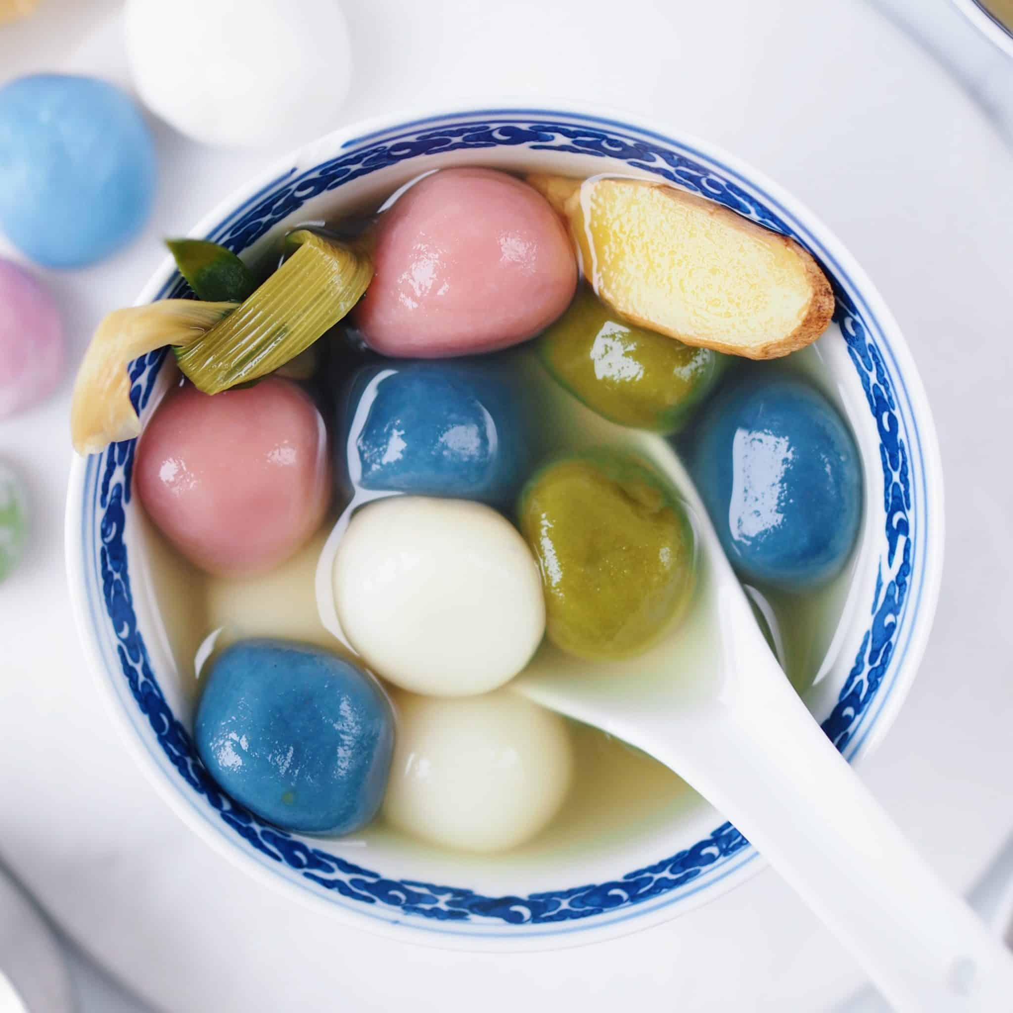 Cách làm bánh trôi ngũ sắc