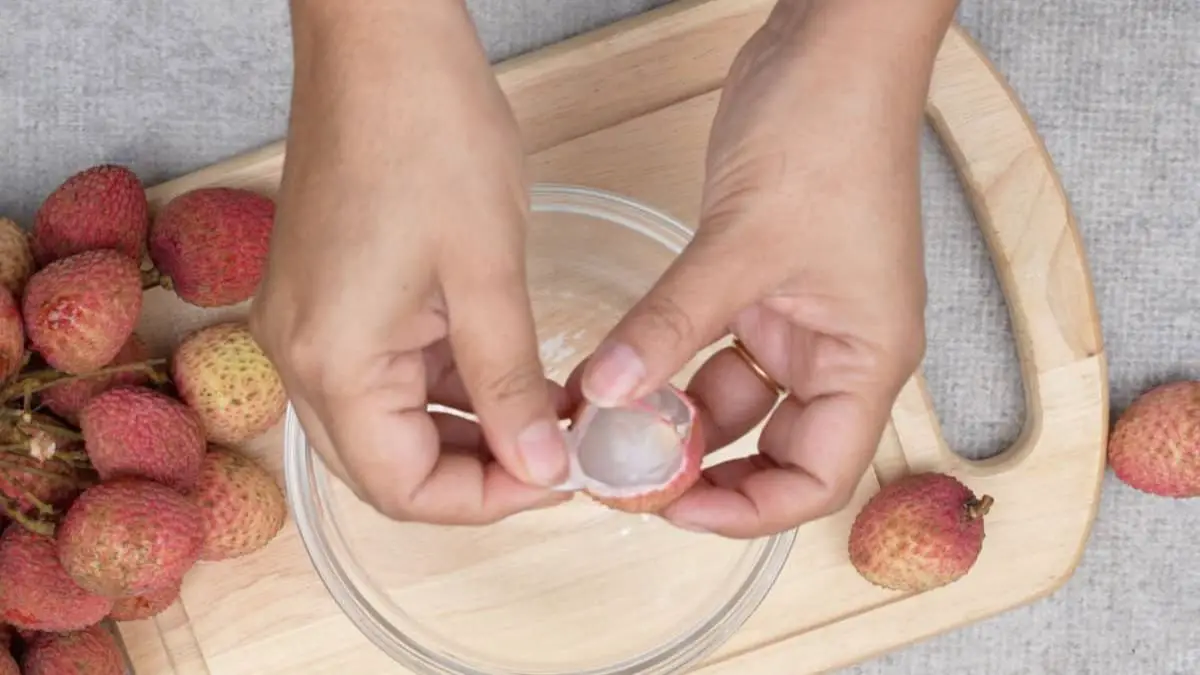 bí quyết ăn nhiều vải mà không lo "cồn ruột"