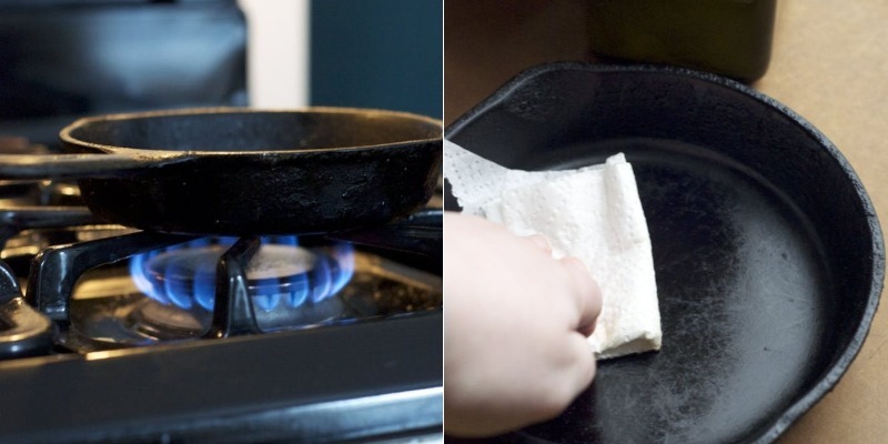 Lưu ý khi bảo quản và nấu ăn với chảo gang